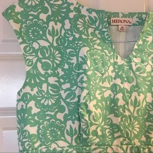 Marina patterned spring dress